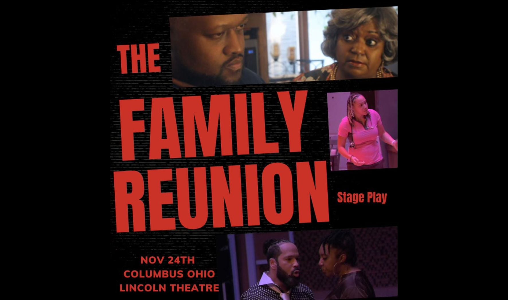 More Info for Michael Anthony's "The Family Reunion" Stage Play