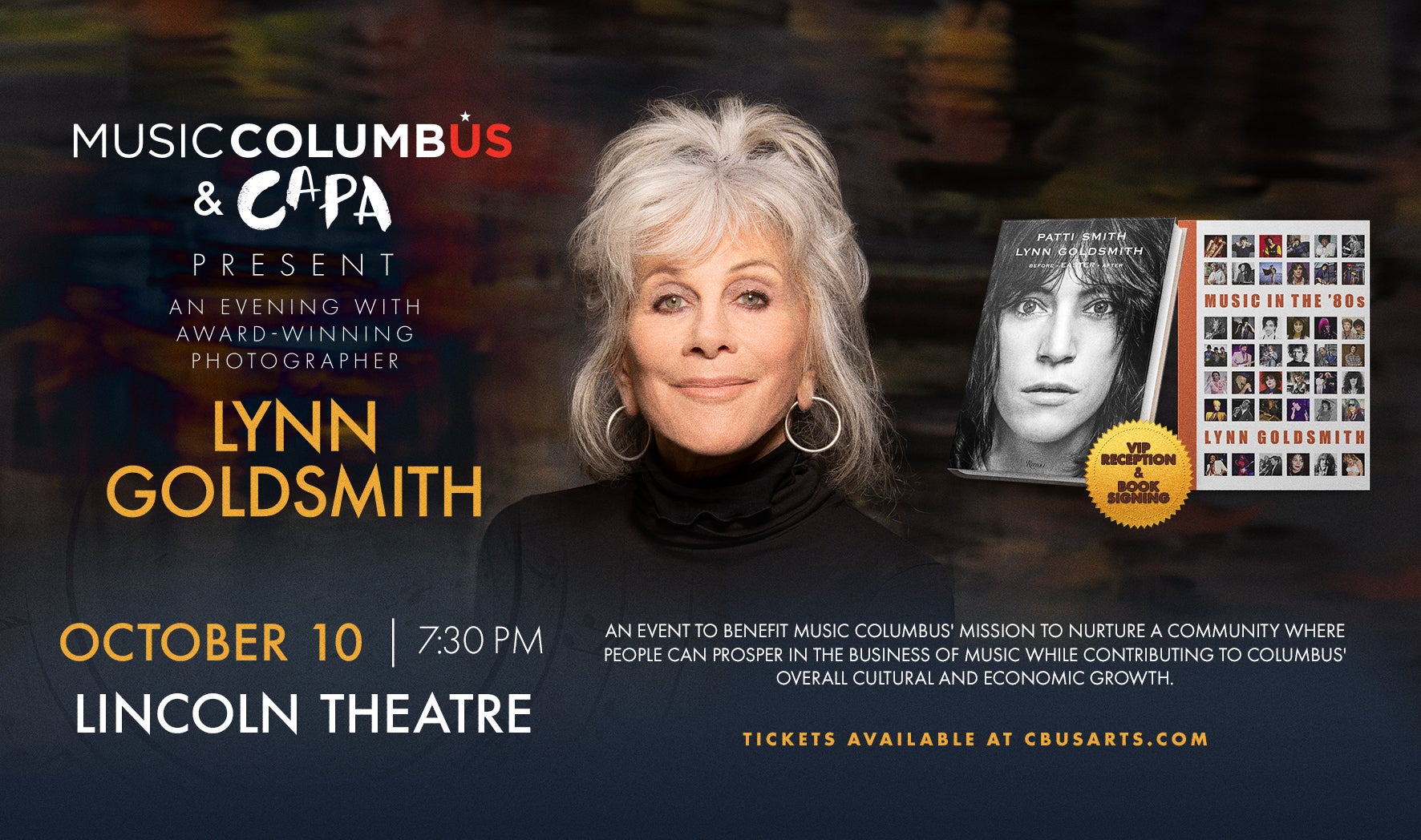 An Evening with Award-Winning Photographer Lynn Goldsmith | Columbus ...