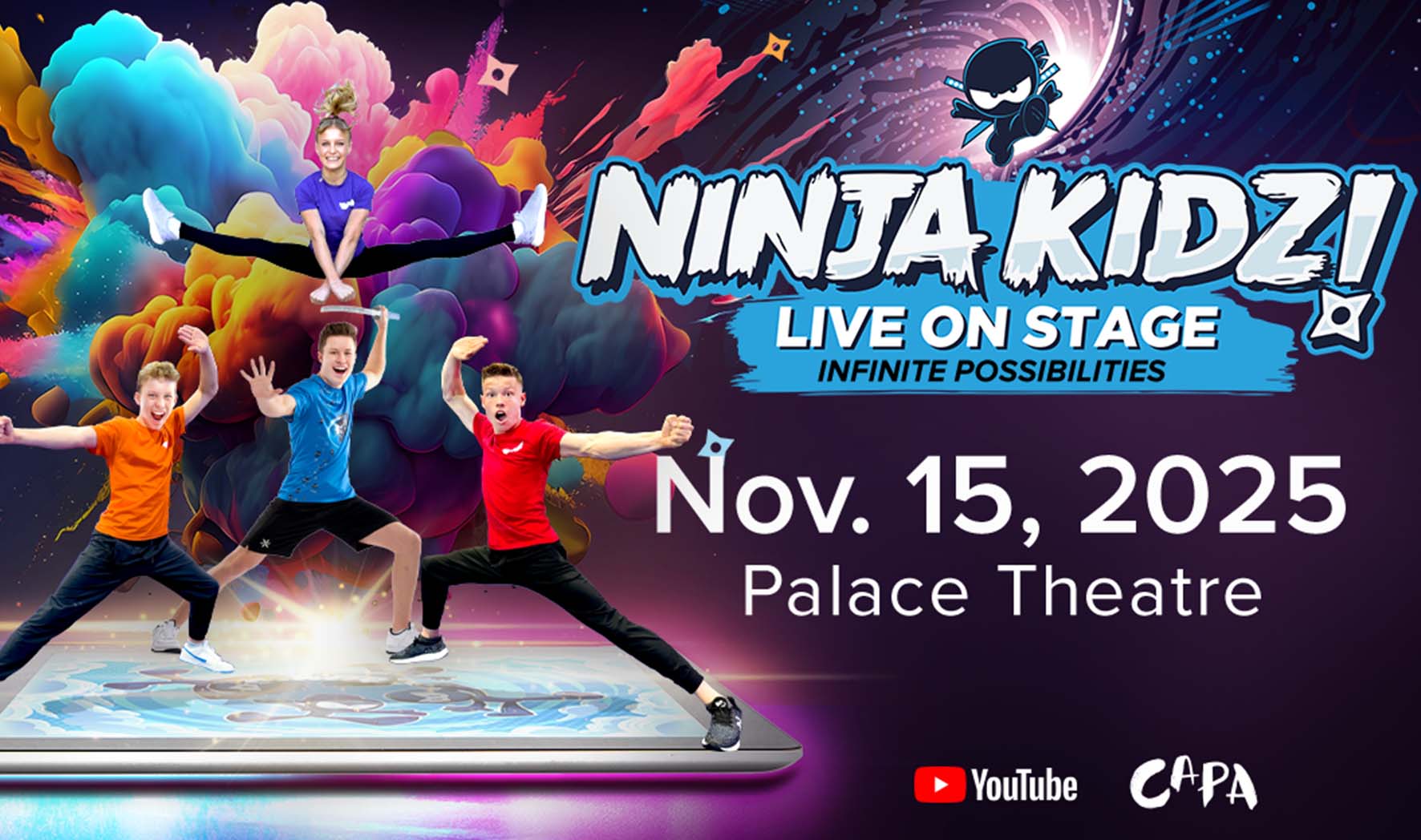 More Info for  Ninja Kidz Live: Infinite Possibilities