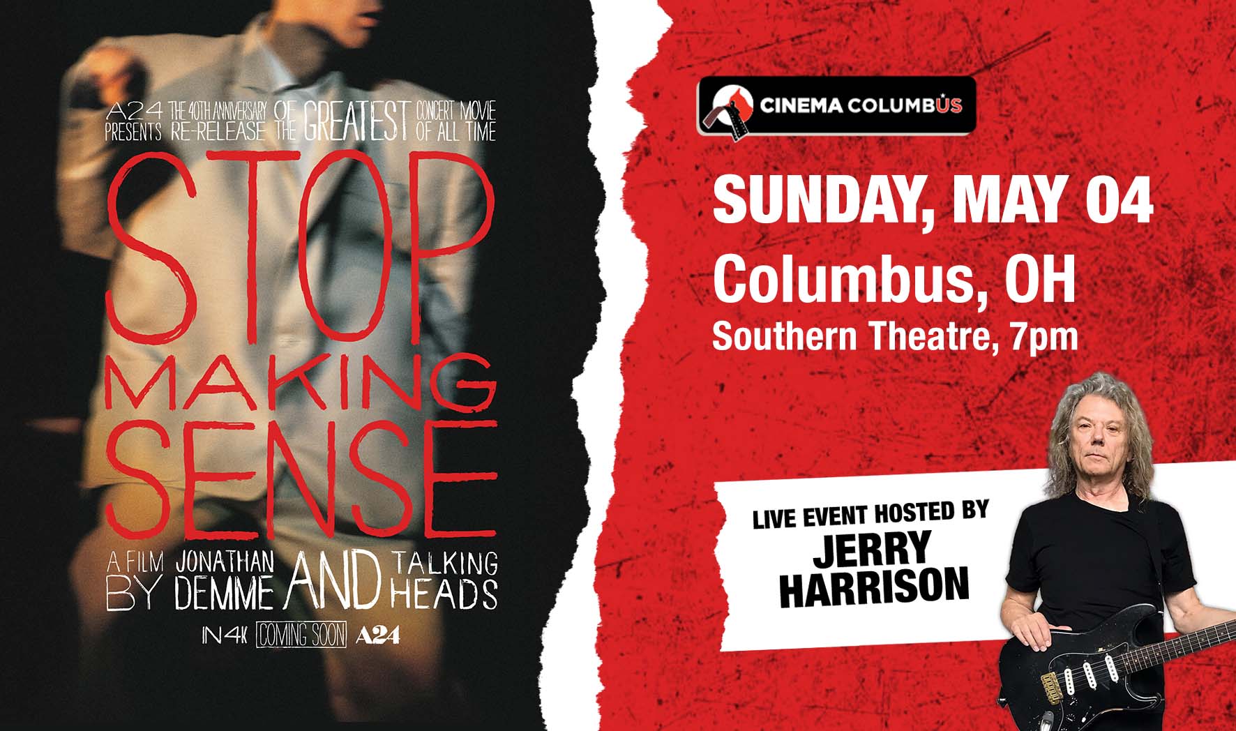 More Info for Stop Making Sense: A Film by Jonathan Demme and Talking Heads