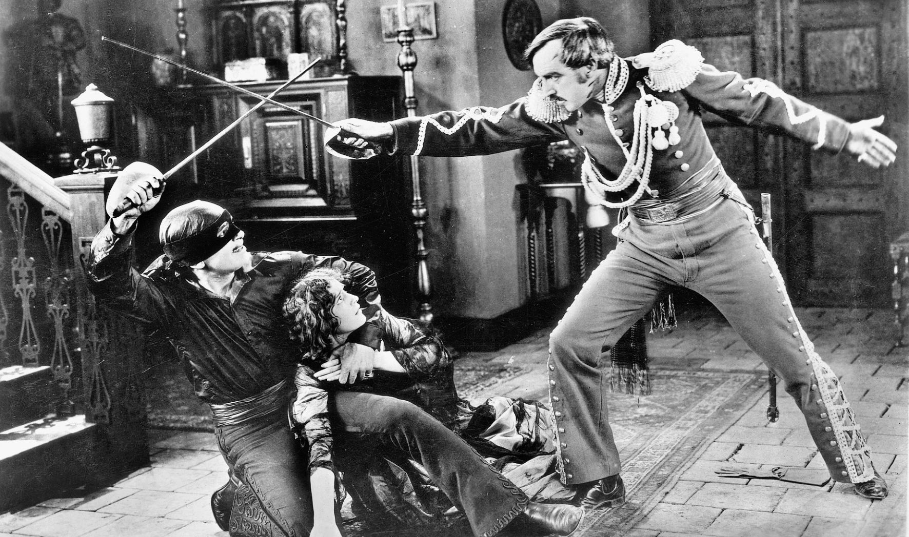 SILENT FILM! The Mark of Zorro (1920)
